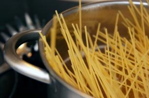 cooking pasta