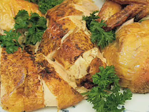 Roasted chicken